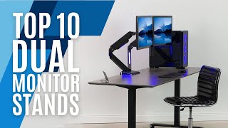 Top 10: Best Dual Monitor Stands of 2023 🖥 Dual Monitor Mount, VESA Bracket, Monitor Arm