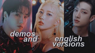 kpop demo songs/english versions that hit different (pt.2)