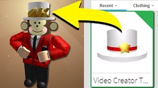 ROBLOX GAVE ME MY OWN HAT!! (YouTuber Hat)