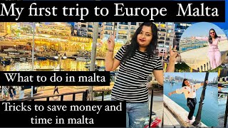 My first trip to Europe, Malta.✈️ what to do in  Malta 🇲🇹 #lifeinuk #blogger #europe #travel