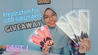 Painting Bookmark for My Subscribers!! | ROAD TO 1K SUBS