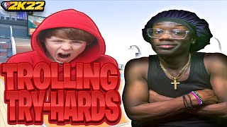 GETTING INTO ARGUMENTS WITH TRYHARDS ON NBA2K22!!! | Hilarious Reaction