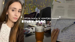 Study vlog: мотивация, готовлюсь к контрольной