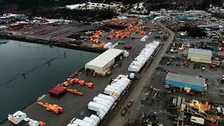 Prince Rupert Industrial Park 2022 a view from above - DJI Mini 2