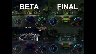 NFS Underground 2 - Beta lighting in the final game?