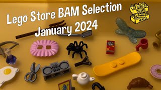 Lego Store Build a Minifigure Parts - January 2024 Edition