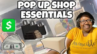 Pop Up Shop Essentials | Basic Must Haves to Run a Pop Up Shop/ Vendor Event | Amazon Finds