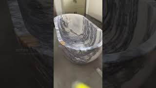 White marble bathtub in stock