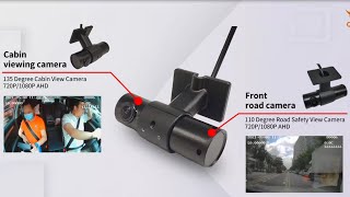 Dual Car Camera,1080P Dual lens Car Camera, Dual-lens front and Cabin Camera Manufacturer