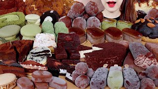 ASMR CHOCOLATE DESSERTS🍫 MUKBANG(collection of undisclosed videos) 미공개 초코&녹차 디저트 먹방 모음 eating sounds