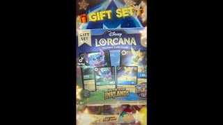 🎁Into the Inklands Gift Set!🎁 #disney #lorcana #intotheinklands #superrare #legendary #giftset