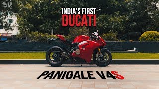 India's First Ducati Panigale V4S : Unveiling & First Look!