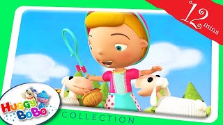 Little Bo Peep Has Lost Her Sheep | Plus Lots More Nursery Rhymes | By HuggyBoBo