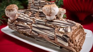 How to Make a Chocolate Yule Log