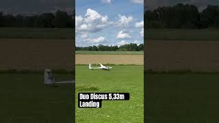 Duo Discus RC Glider 5,33m Landing