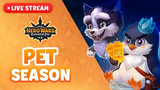 Pet Season and Golden Tickets Giveaway LIVE STREAM! | Hero Wars: Dominion Era