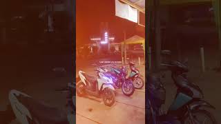 Cinematic Night ride Vario feat Satria fu 150