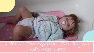 2 Men Vs Poo Explosion | Fun Day Out With Uncle Garrin