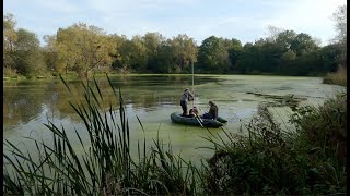 Bailey's Pool, Walsall - water & sediment sampling, and bathymetric mapping, October 2023