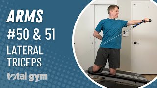 Lateral Triceps Extension | Total Gym Exercises #50 & #51