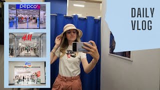 Daily vlog: Haul DM, Pepco si H&M | O dimineata cu neintelegeri