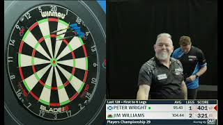 Peter Wright vs Jim Williams | Players Championship 29 2024 🎯