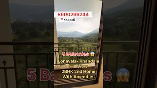 2Bhk Flat For Sale in Khopoli Lonavala Hill View सिर्फ़ 10% Down Payment में घर लो लोनावला के पास