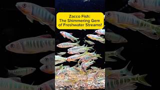 Zacco Fish: The Shimmering Gem of Freshwater Streams! AquaVerse #zaccofish #aquascape #shorts