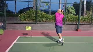 Belajar tehnik dasar backhand