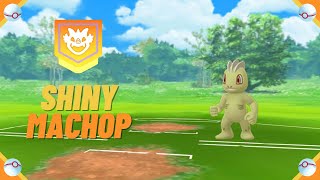 A Wild ✨ Shiny Machop ✨ Appeared! [Pokemon GO] #shorts