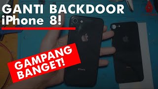 Cara mengganti backdoor iphone 8