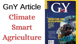 GnY - Article on Climate Smart Agriculture