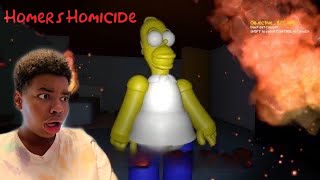 Homer Is Insane!!! ( Homers Homicide)