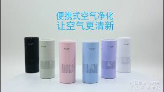 Portable air purifier GL 529 promoting advertisment