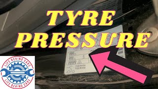 Seat Leon 2019 Petrol Tyre Pressure Information