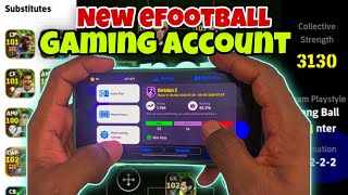 My New Gaming Account🥳😍| Efootball Gaming Account | Efootball Rankpush Gameplay | Zenor | Efootball