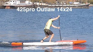 SUP Raceboard TEST 2019 | 425pro Outlaw 14x24