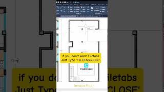 Filetabs Missing in AutoCAD #autocad #autocadtips #autocadtutorial #autocad3d #autocad2d