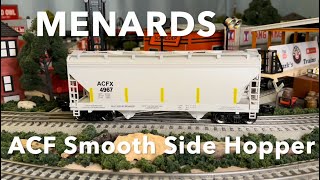 Menards O Scale ACF Smooth Side Hopper 2-19-2024