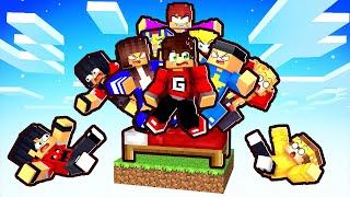 15 AMIGOS em um BEDWARS no Minecraft