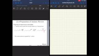 Organic 2 Ch 22 part 2: Amine preparations