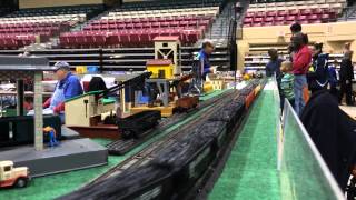 S-Gauge Train Layout at Greenberg's Train and Toy Show