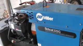 Miller Bobcat 250 Welding Rig Cold Start