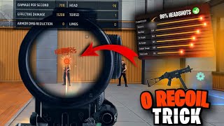 Use SECRET HEADSHOT (RECOIL CONTROL🎯)  How To Control "RECOIL" in Free Fire Max //Best sensitivity 🌋