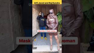 Urfi javed and Raj Kundra || Mask Man & Mask Women #shorts