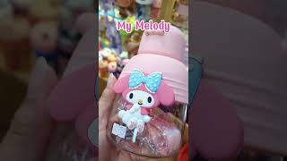 Sanrio cute water bottle, which one do you like best #sanrio #mymelody #cuteitems #kuromi