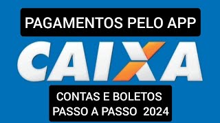 Como pagar contas no app da Caixa 2024