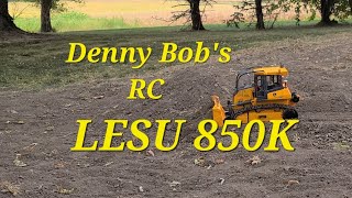 1/14 SCALE RC CONSTRUCTION EQUIPMENT LESU 850K Test Run Pushing Dirt