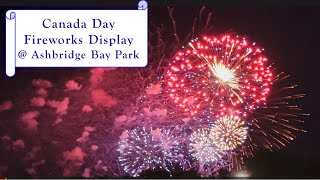 Canada Day Fireworks Display at Ashbridge Bay Park