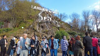 Iran Street walking Tour On Lahijan City Center -  First day of Ramadan Iran 2022 walk 4k  ماه رمضان